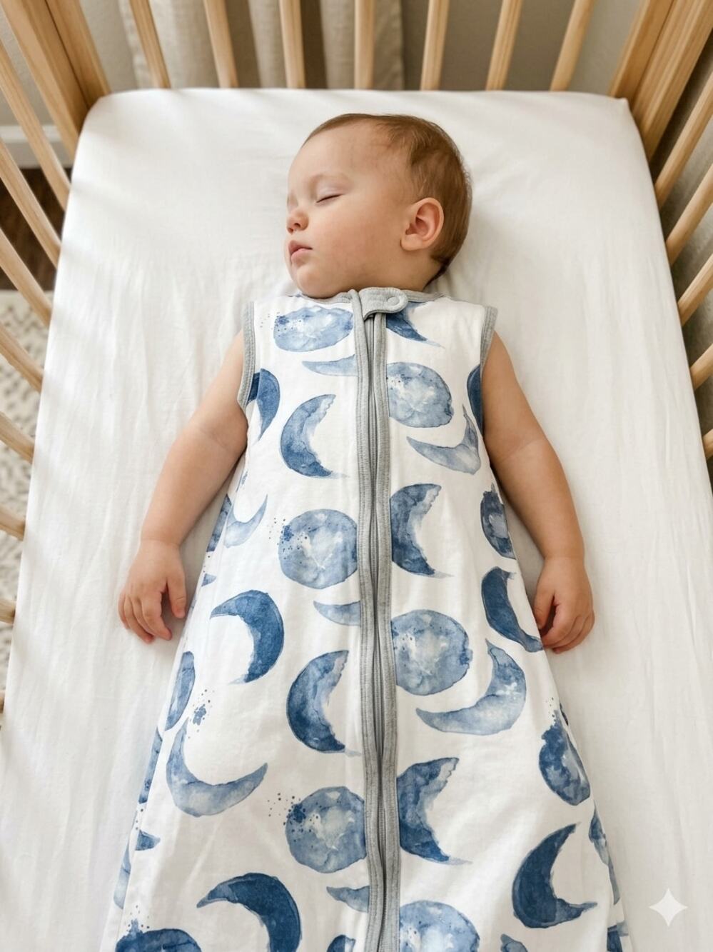 Burt’s Bees Baby Organic Cotton Beekeeper Sleep Sack Wearable Blanket L 12-18M